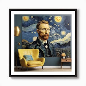 Starry Night By Van Gogh Art Print