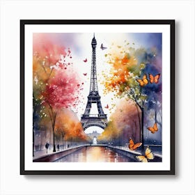 Paris Eiffel Tower 66 Art Print