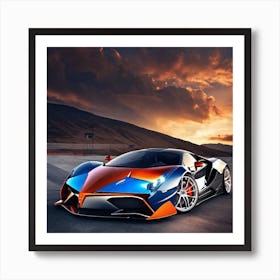 Lamborghini 100 Art Print