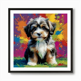 Havanese Puppy Art Print