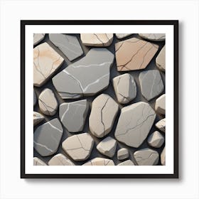 Stone Wall 74 Art Print