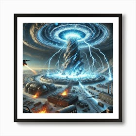 Plasma Storm Generator Use Case Art Print