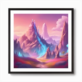 ROCK CANDY MOUNTAIN Art Print