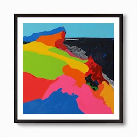 Abstract Travel Collection Galapagos Islands Ecuador 2 Art Print