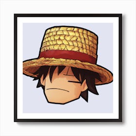 Straw Hat Luffy Art Print