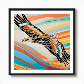 Eagle In Flight Poster