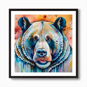 Bear Painting Art Print