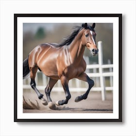 Galloping Horse 1 Art Print