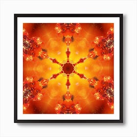 Psychedelic Shamanic Mandala Art Print