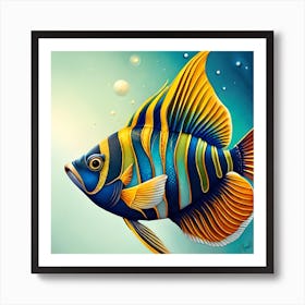 Angel Fish Art Print