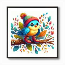 Cute Little Bird Art Print