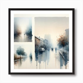 Rainy Morning Art Print