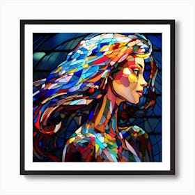 Stained Glass Art 1 Art Print