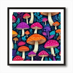 1000013796 Mushrooms Art Print