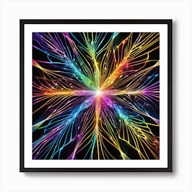 Abstract Fractal 23 Art Print