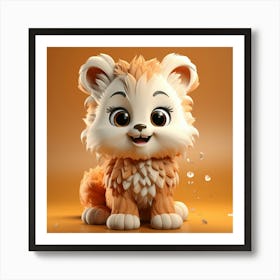 Cute Teddy Bear 15 Art Print