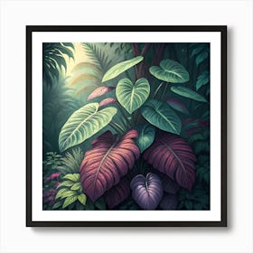 Tropical Jungle 11 Art Print