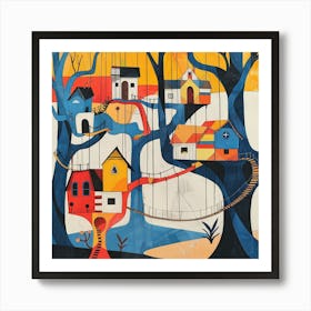 Tree House Art Print