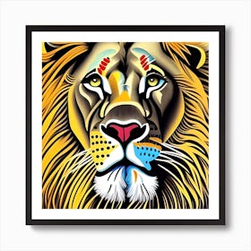 Majestic Lion Art Print