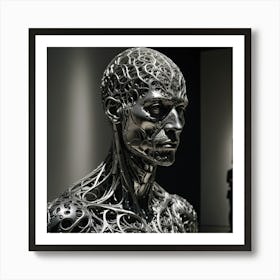 Sculpture Of A Human Body Art Print