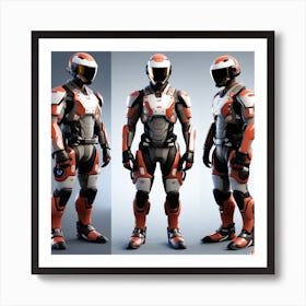 Building A Strong Futuristic Suit Like The One In The Image Requires A Significant Amount Of Expertise, Resources, And Time 18 Art Print