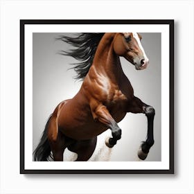 Horse Galloping Art Print