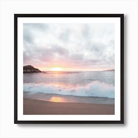 Pacific Coast Sunset At Monterey, Carol M Highsmith  Art Print