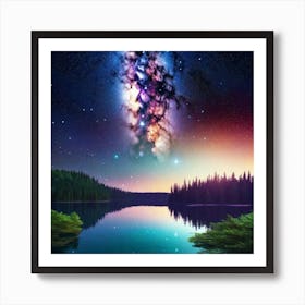 Milky Way 51 Art Print