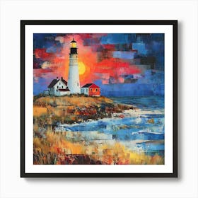 Contemporary Lighthouse 4 Art Print