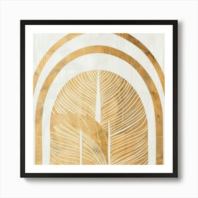 Gold Leaf 19 Art Print