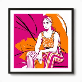 Portrait Of A Woman 127 Art Print