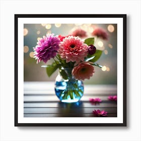 Flowers In A Vase 68 Art Print