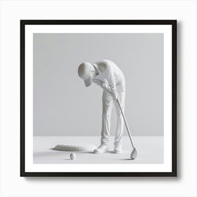 Golfer Art Print