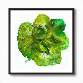 Green leaf 5 Art Print