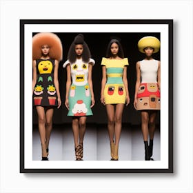 Pixar Style Runway Models Mixed Race Fashion Show 2d0eb26c E215 490c 9b56 5d905df115c6 Art Print