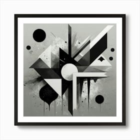 Abstract Piece That Represents The Future Art Print