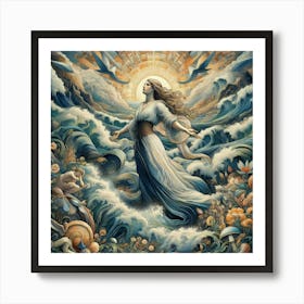 'The Goddess Of The Sea' Art Print