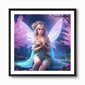 Fairy Hd Wallpaper Art Print