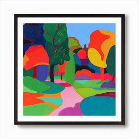 Colourful Gardens Kew Gardens Hillsborough Canada 2 Art Print