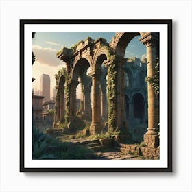 Ruins Of A City 15 Art Print