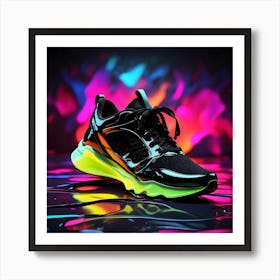 Glow In The Dark Sneakers 7 Art Print