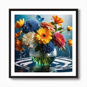 Flowers In A Vase 93 Art Print