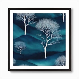 Twilight Forest Art Print