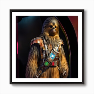 Star Wars Chewbacca Paint By Numbers - PBN Canvas
