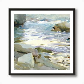 Rocky Shore Art Print