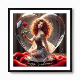 Happy Valentine'S Day 3 Art Print