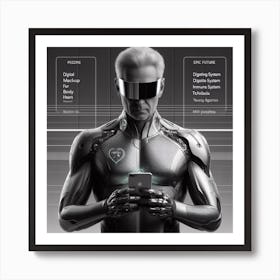 Android Man 2 Art Print