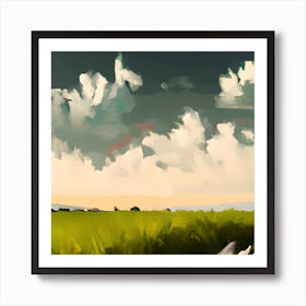Painted Clouds 2 Art Print