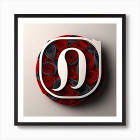 Letter O Art Print