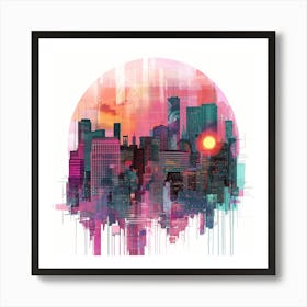 Cityscape 55 Art Print